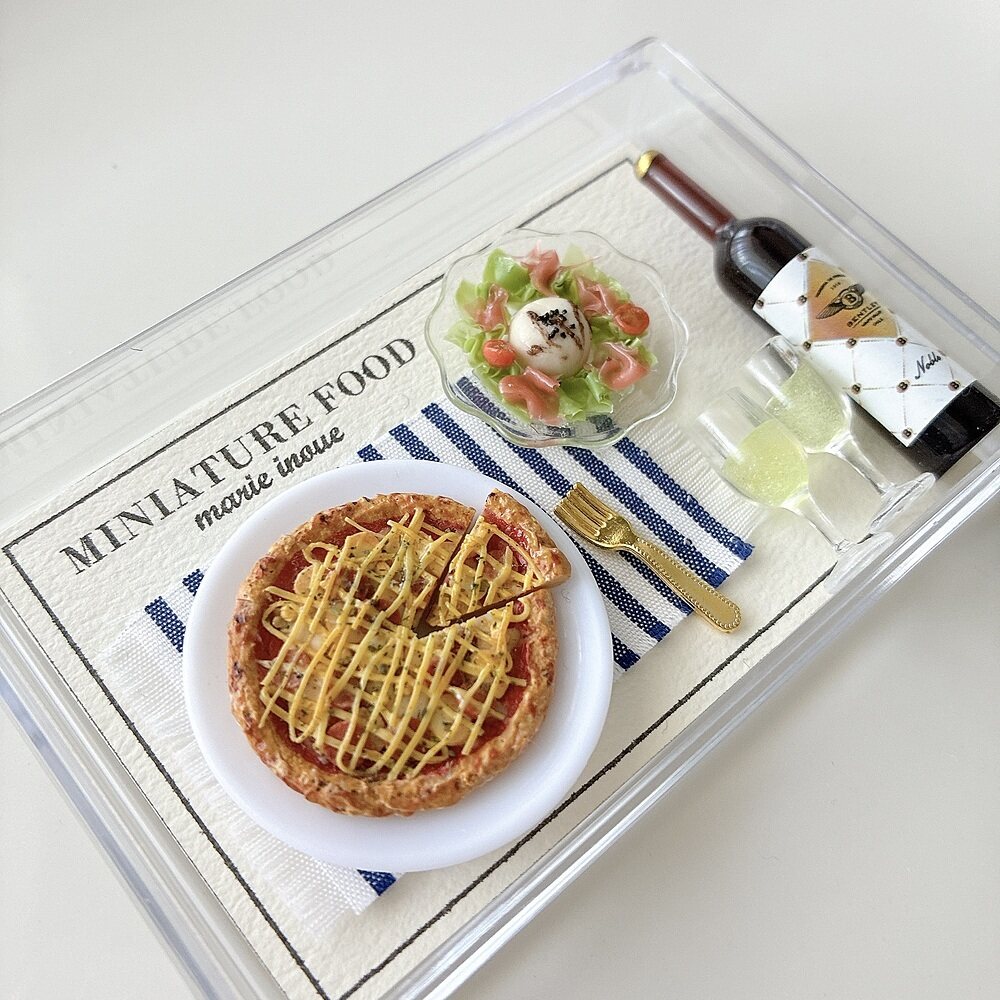 ピザランチ&ワイン | ミニチュアフードコレクション